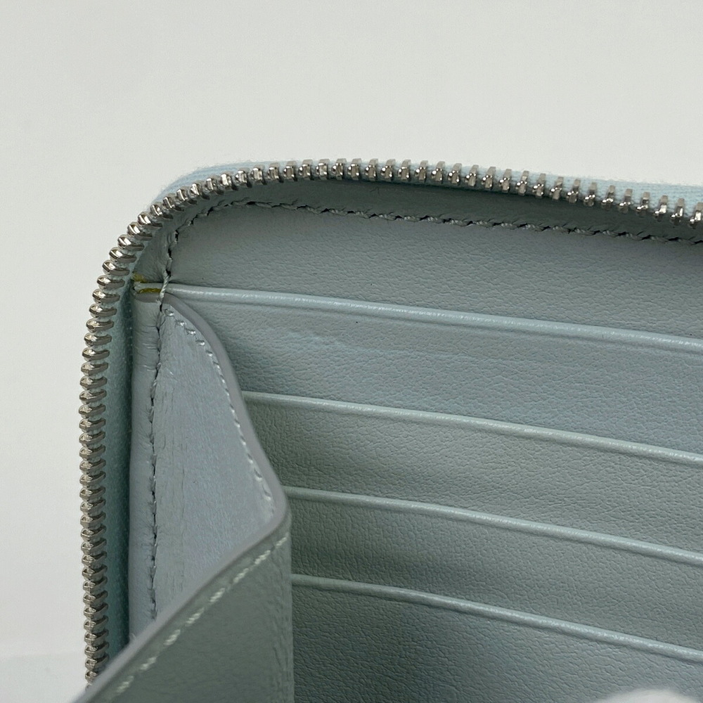 Celine Compartment Round Wallet Zip Gray Leather - Picture 7 of 7